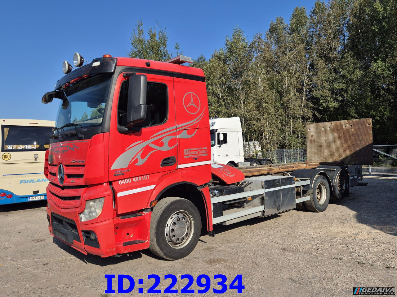 MERCEDES-BENZ Actros 2545 6x2 Euro5 - Camião chassi: foto 1 MERCEDES-BENZ Actros 2545 6x2 Euro5 - Camião chassi: foto 1