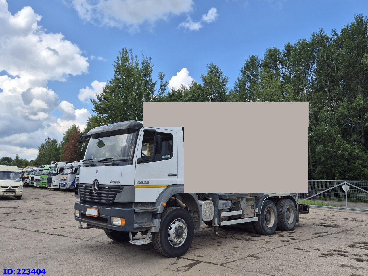 MERCEDES-BENZ Atego 2628 6x4 Full steel - Camião chassi: foto 1 MERCEDES-BENZ Atego 2628 6x4 Full steel - Camião chassi: foto 1