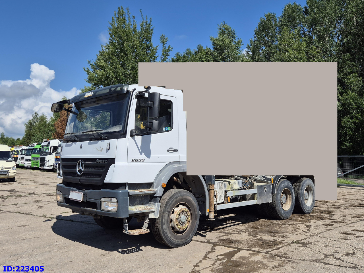 MERCEDES-BENZ Axor 2633 6x4 Full steel - Camião chassi: foto 1 MERCEDES-BENZ Axor 2633 6x4 Full steel - Camião chassi: foto 1