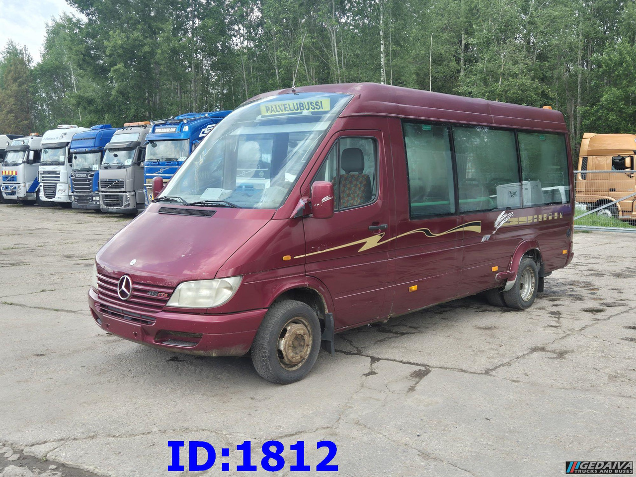 MERCEDES-BENZ Sprinter 413 - 17 Place - Minibus, Furgão de passageiros: foto 3 MERCEDES-BENZ Sprinter 413 - 17 Place - Minibus, Furgão de passageiros: foto 3