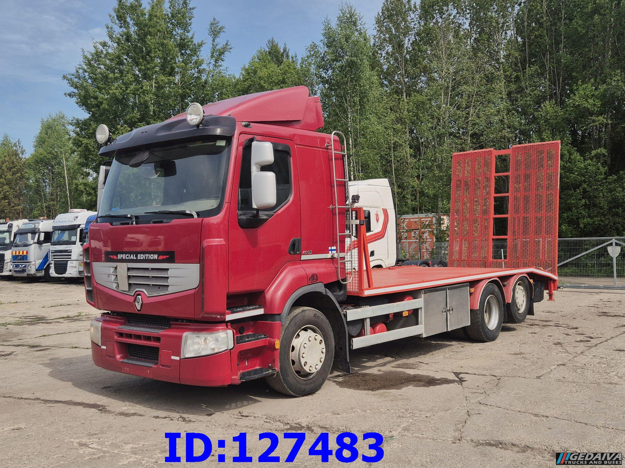 RENAULT Premium 460 6x2 (Steering axel) Euro5 - Camião de caixa aberta/ Plataforma: foto 1 RENAULT Premium 460 6x2 (Steering axel) Euro5 - Camião de caixa aberta/ Plataforma: foto 1