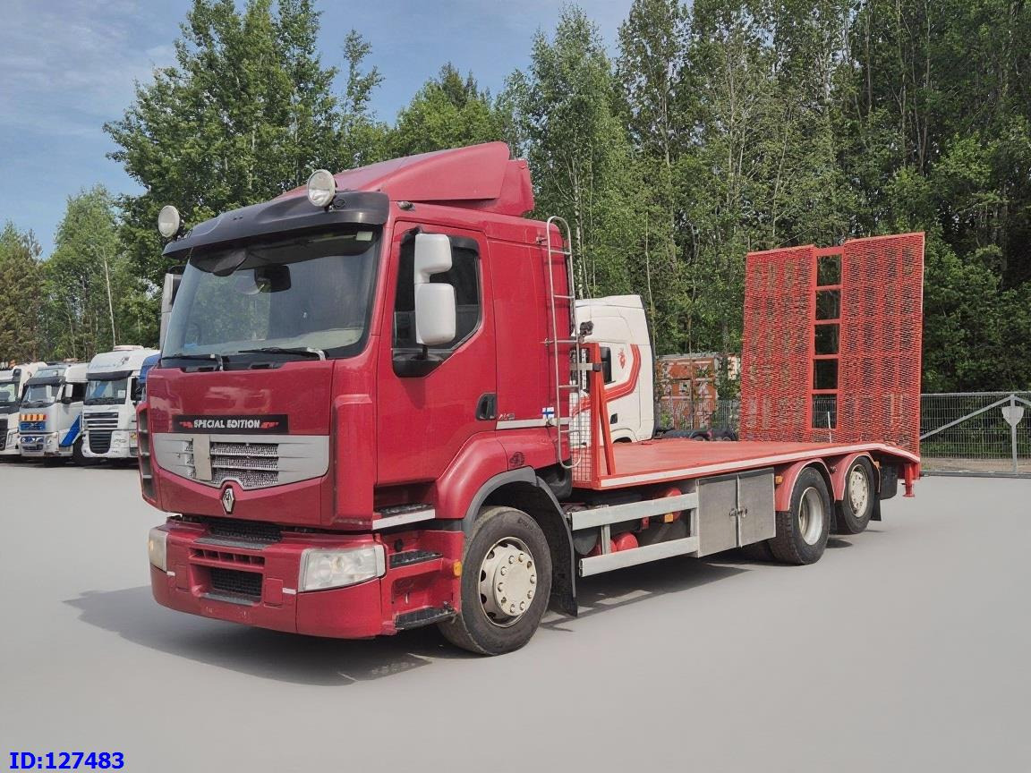 RENAULT Premium 460 6x2 (Steering axel) Euro5 - Camião de caixa aberta/ Plataforma: foto 1 RENAULT Premium 460 6x2 (Steering axel) Euro5 - Camião de caixa aberta/ Plataforma: foto 1