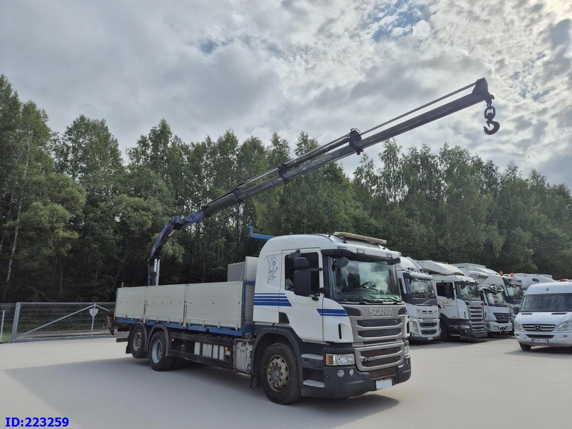 SCANIA P450 6x2 Steering axle Euro6 + PM 13.5SP - Camião de caixa aberta/ Plataforma: foto 1 SCANIA P450 6x2 Steering axle Euro6 + PM 13.5SP - Camião de caixa aberta/ Plataforma: foto 1