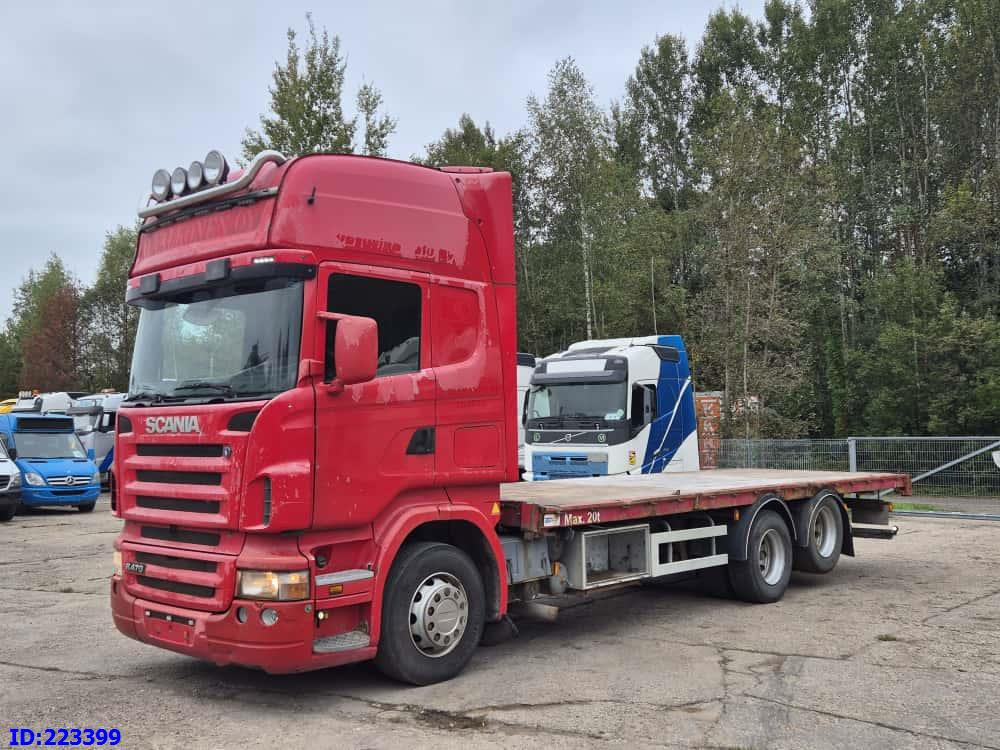 SCANIA R470 6x2 10tyre Manual - Camião de caixa aberta/ Plataforma: foto 1 SCANIA R470 6x2 10tyre Manual - Camião de caixa aberta/ Plataforma: foto 1