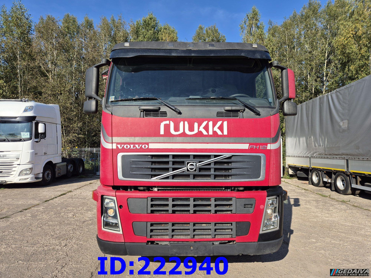 VOLVO FH12 420HP + Crane Palfinger PK9501 - Camião de caixa aberta/ Plataforma: foto 2 VOLVO FH12 420HP + Crane Palfinger PK9501 - Camião de caixa aberta/ Plataforma: foto 2