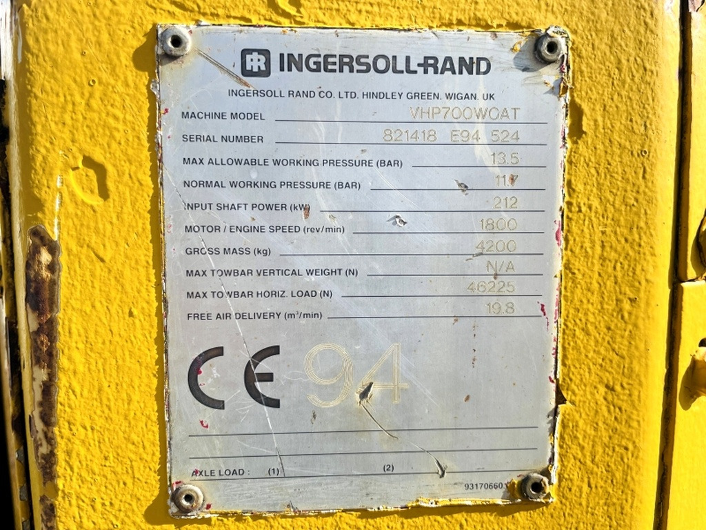 Ingersoll Rand VHP700W CAT (3952) - Compressor de ar: foto 3 Ingersoll Rand VHP700W CAT (3952) - Compressor de ar: foto 3