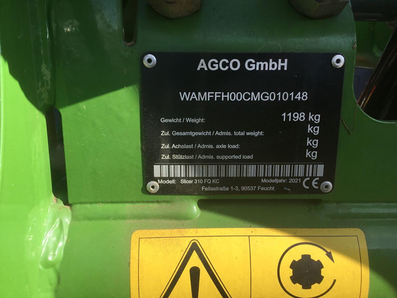 Fendt Slicer 310 FQ KC - Gadanheira: foto 4 Fendt Slicer 310 FQ KC - Gadanheira: foto 4