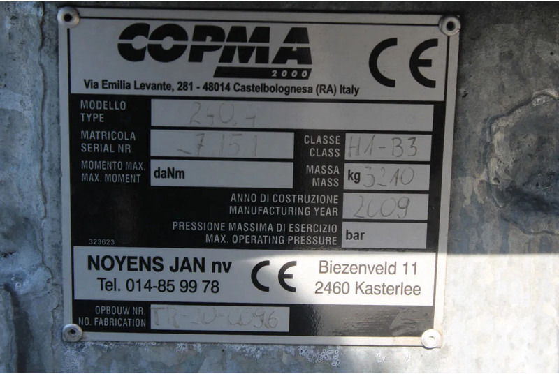 Camião grua DAF CF 430 + COPMA 24TON/M + REMOTE + 6X2 STEERING + EURO 6: foto 9