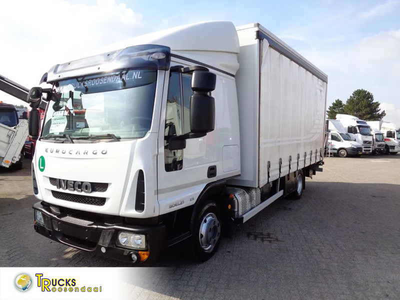 Iveco Eurocargo 80EL21 Manual + Euro 6 + Dhollandia Lift - Camião de lona: foto 1 Iveco Eurocargo 80EL21 Manual + Euro 6 + Dhollandia Lift - Camião de lona: foto 1