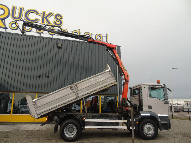 MAN TGM 18.250 + PALFINGER 11.001K + TIPPER + EURO 5 - Camião grua: foto 3 MAN TGM 18.250 + PALFINGER 11.001K + TIPPER + EURO 5 - Camião grua: foto 3