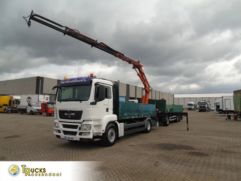 MAN TGS 18.440 + ATLAS 165 + EURO 5 + TRAILER 3 AXLE + REMOTE - Camião grua: foto 1 MAN TGS 18.440 + ATLAS 165 + EURO 5 + TRAILER 3 AXLE + REMOTE - Camião grua: foto 1