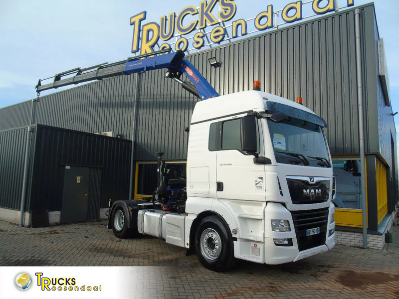 MAN TGX 18.500 + PM 32TON + 4EXTENSION + EURO 6 - Camião grua: foto 1 MAN TGX 18.500 + PM 32TON + 4EXTENSION + EURO 6 - Camião grua: foto 1