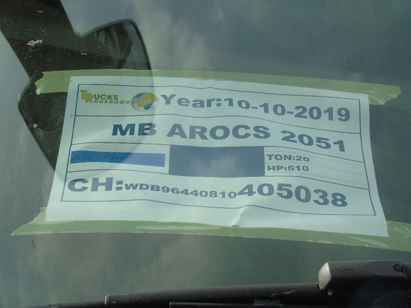 Camião grua Mercedes-Benz Arocs 2051 + 4X4 + HIAB 302 E6 / JIB 70 X 4 + 10 EXTENTSIONS (512hours): foto 16