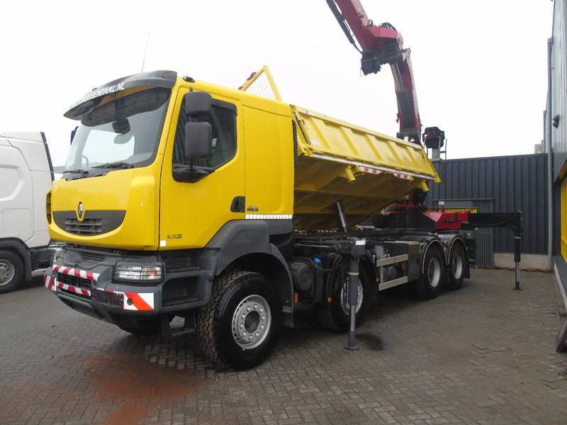 Renault Kerax 520DXI + HMF 6020 K5 // NEW/UNUSED! 15CRANE HOURS / 3.114KM! + 8X4 + REMOTE - Camião grua: foto 2 Renault Kerax 520DXI + HMF 6020 K5 // NEW/UNUSED! 15CRANE HOURS / 3.114KM! + 8X4 + REMOTE - Camião grua: foto 2