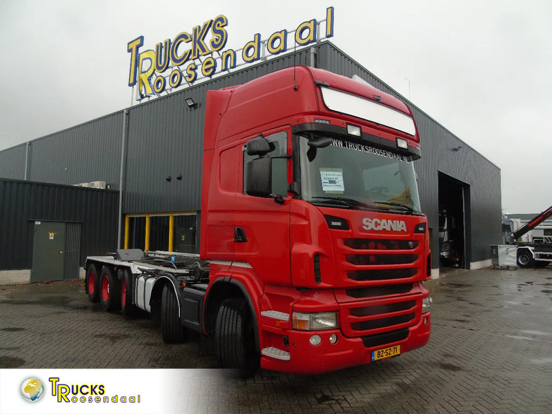 Scania R480 +10X2 + CABLE SYSTEM + VBG - Camião com sistema de cabo: foto 1 Scania R480 +10X2 + CABLE SYSTEM + VBG - Camião com sistema de cabo: foto 1