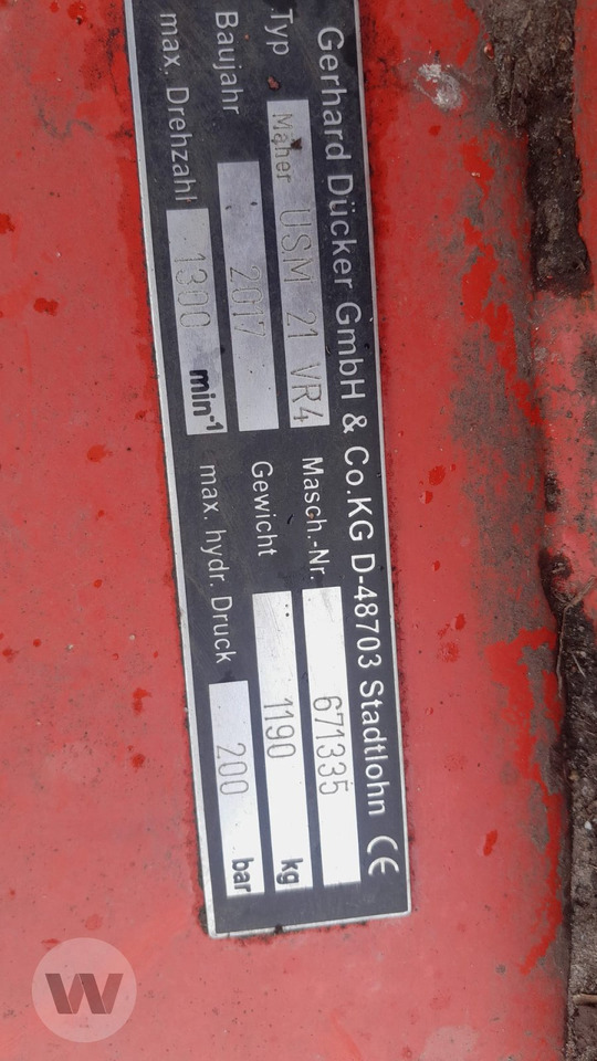 Dücker USM 21 - Triturador de martelos/ Destroçador: foto 2 Dücker USM 21 - Triturador de martelos/ Destroçador: foto 2