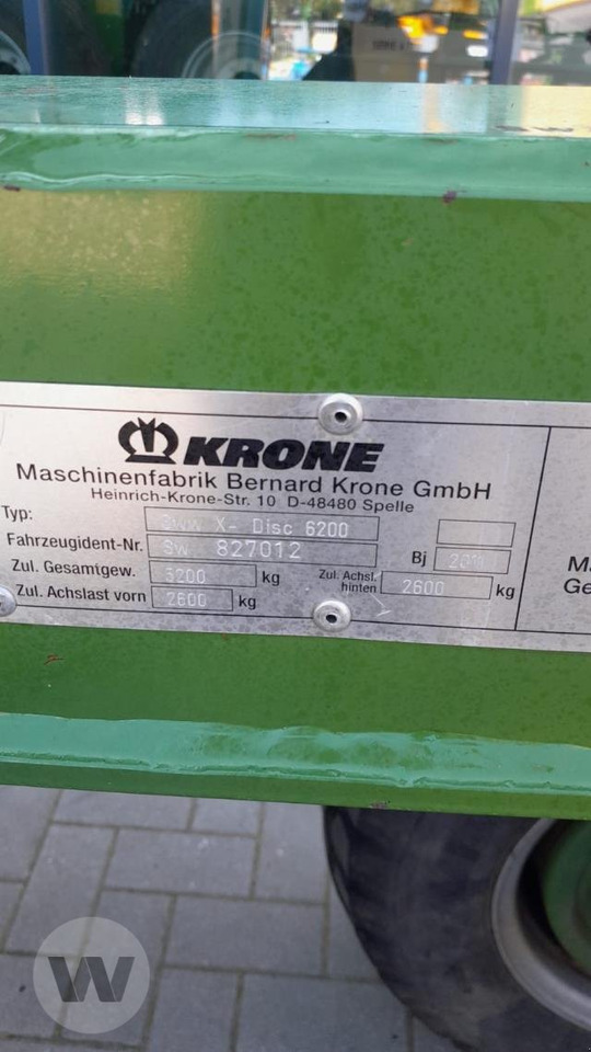 Gadanheira Krone X-Disc 6200 GPS-SW: foto 11