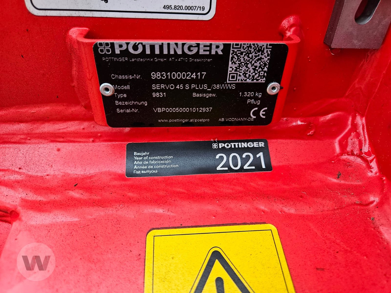 Pöttinger Servo 45 Plus - Arado: foto 3 Pöttinger Servo 45 Plus - Arado: foto 3