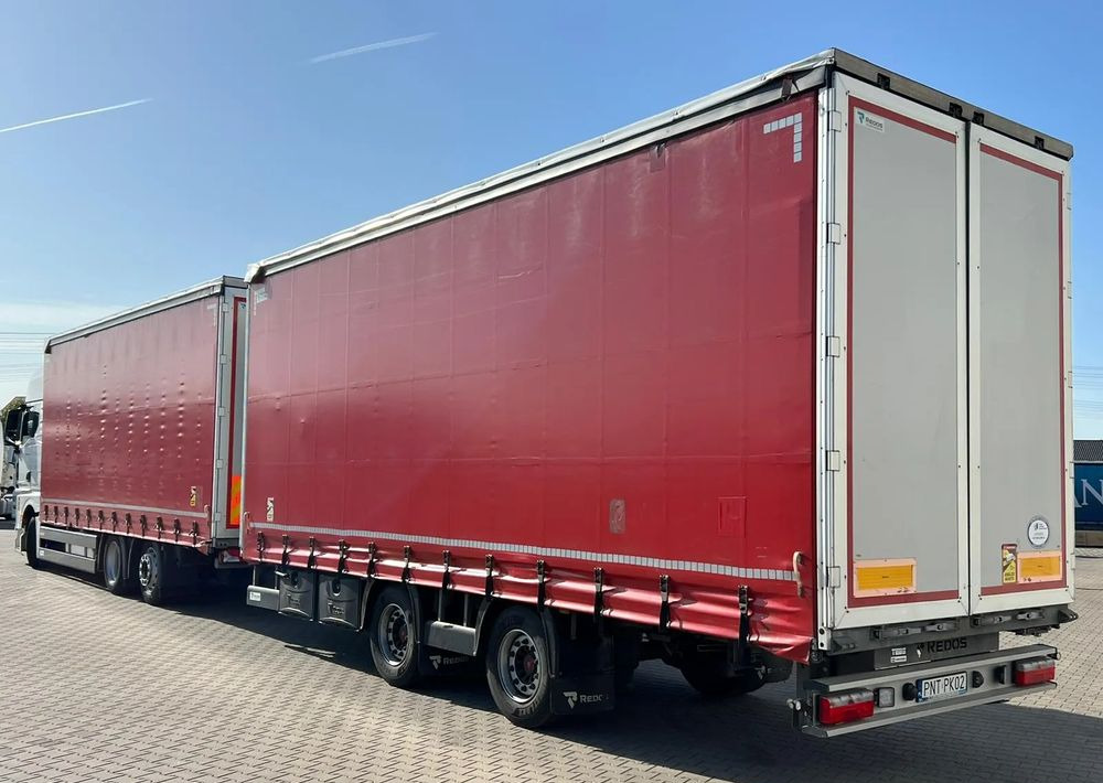 MAN TGX 26.470 z przyczepą Redos - Camião de lona, Reboque de lona: foto 4 MAN TGX 26.470 z przyczepą Redos - Camião de lona, Reboque de lona: foto 4