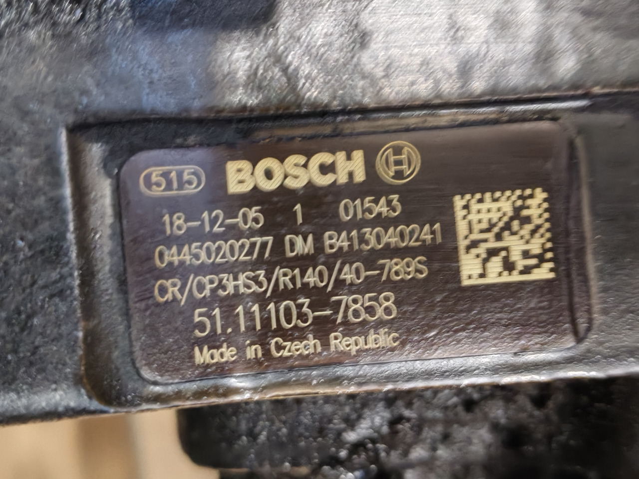 MAN TGS TGX EURO 6 / D2676LF / BOSCH FUEL PUMP / 51111037858 - Bomba de combustivel: foto 5 MAN TGS TGX EURO 6 / D2676LF / BOSCH FUEL PUMP / 51111037858 - Bomba de combustivel: foto 5