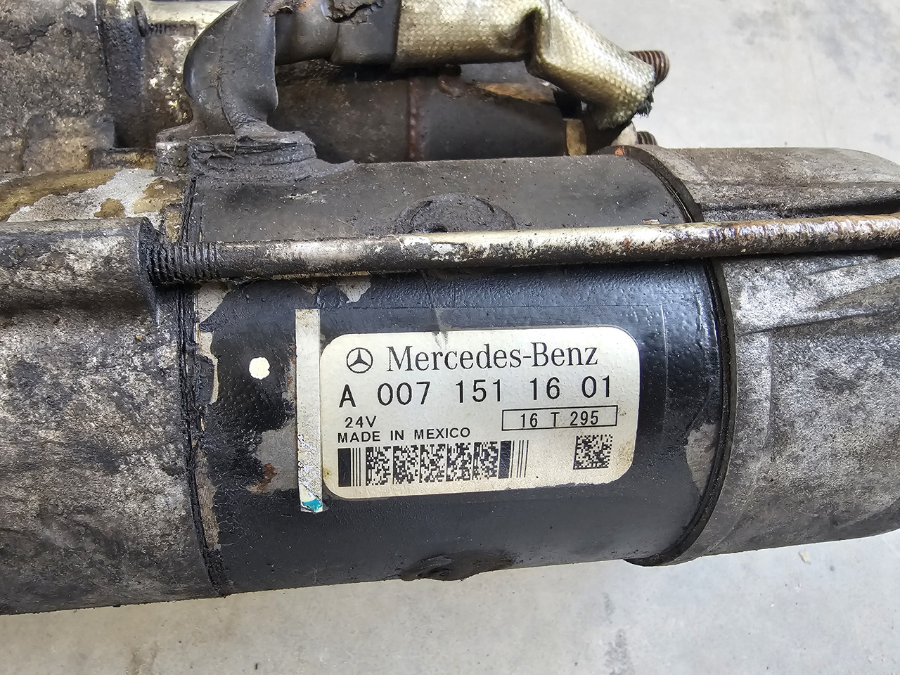 MERCEDES-BENZ ATEGO MP4 EURO 6 / ENGINE STARTER / OM936 / A0071511601 - Motor de arranque: foto 3 MERCEDES-BENZ ATEGO MP4 EURO 6 / ENGINE STARTER / OM936 / A0071511601 - Motor de arranque: foto 3