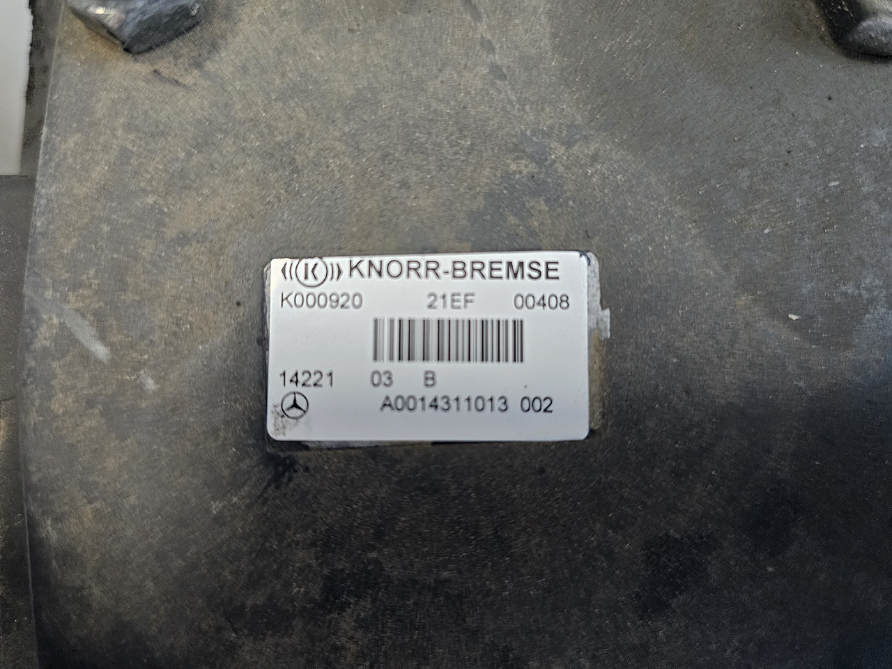 MERCEDES-BENZ MP4 / EBS VALVE / A0014311013 / K000920 - Válvula de freio: foto 4 MERCEDES-BENZ MP4 / EBS VALVE / A0014311013 / K000920 - Válvula de freio: foto 4