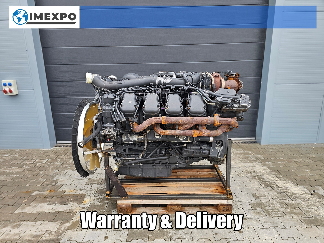 SCANIA ENGINE / DC16 101 520HP V8 / EURO 6 / COMPLETE / WORLDWIDE DELIVERY - Motor por Camião: foto 1 SCANIA ENGINE / DC16 101 520HP V8 / EURO 6 / COMPLETE / WORLDWIDE DELIVERY - Motor por Camião: foto 1