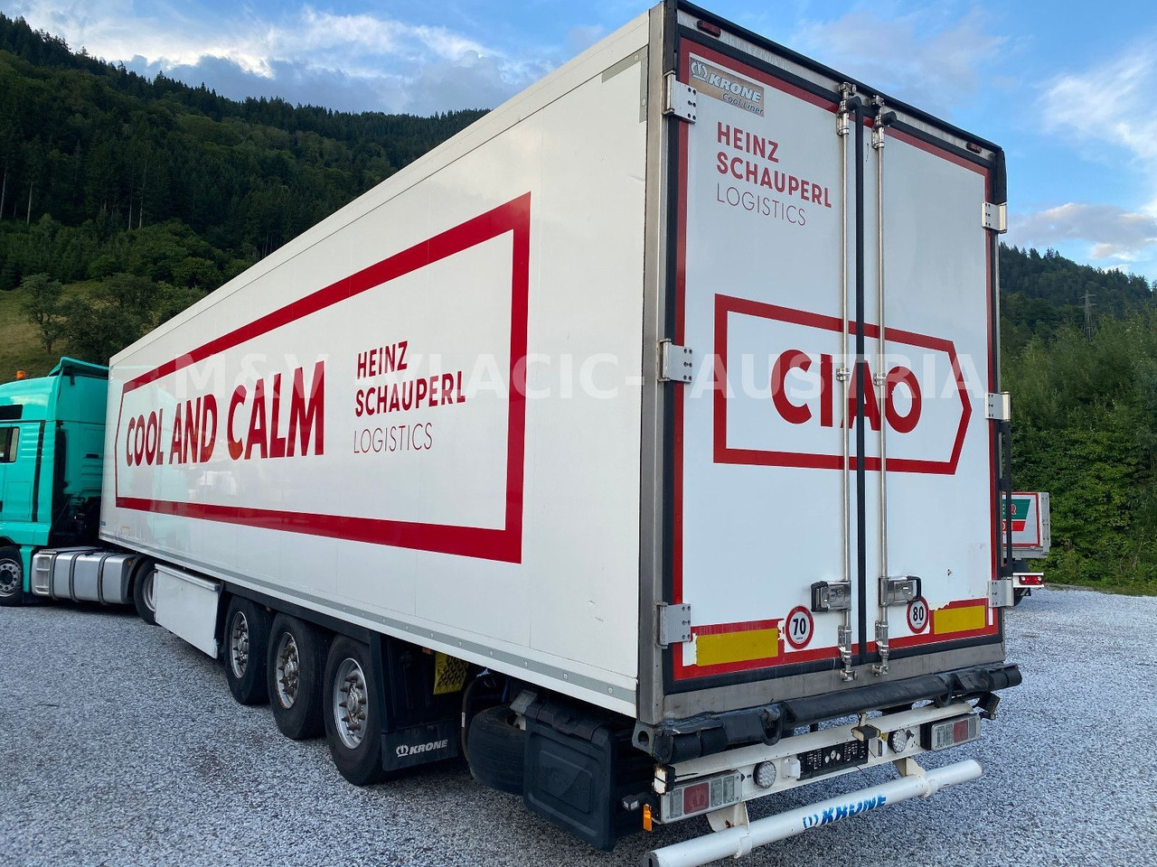Krone Doppelstock / Carrier 1950 - Semi-reboque frigorífico: foto 4 Krone Doppelstock / Carrier 1950 - Semi-reboque frigorífico: foto 4