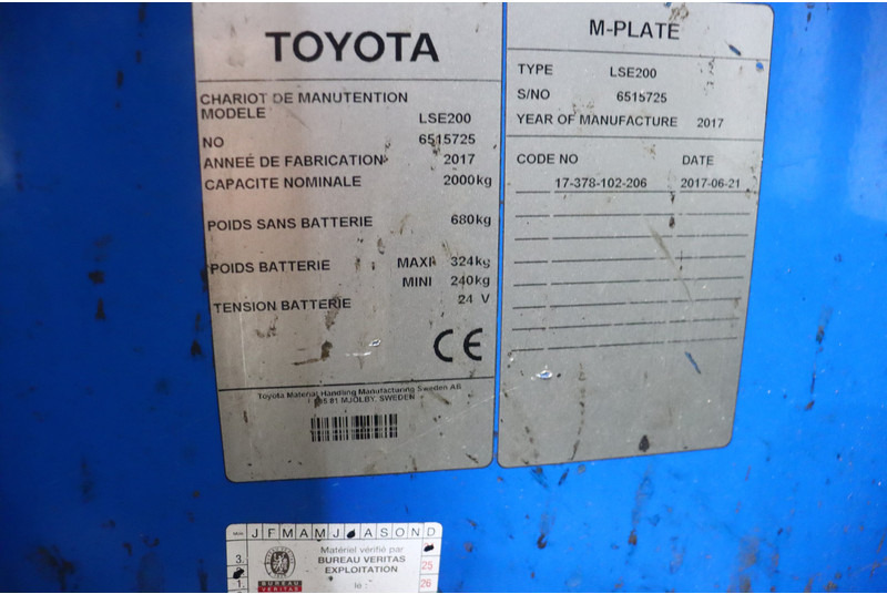 Toyota LSE200 - Order-picker: foto 2 Toyota LSE200 - Order-picker: foto 2