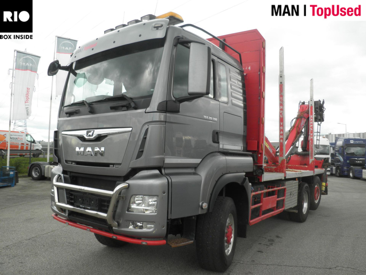 MAN TGS 28.500 6X4-4 BL - Camião de transporte de madeira: foto 1 MAN TGS 28.500 6X4-4 BL - Camião de transporte de madeira: foto 1