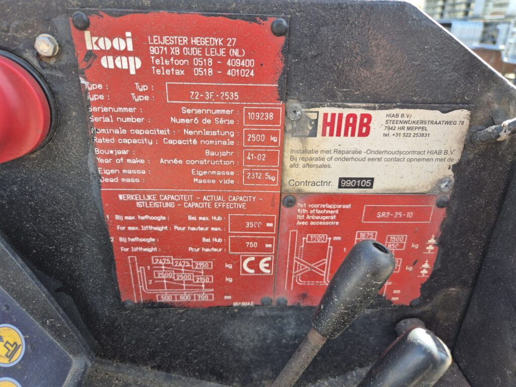 KOOIAAP Z2-3F – 2535 - Empilhadeira a diesel: foto 4 KOOIAAP Z2-3F – 2535 - Empilhadeira a diesel: foto 4