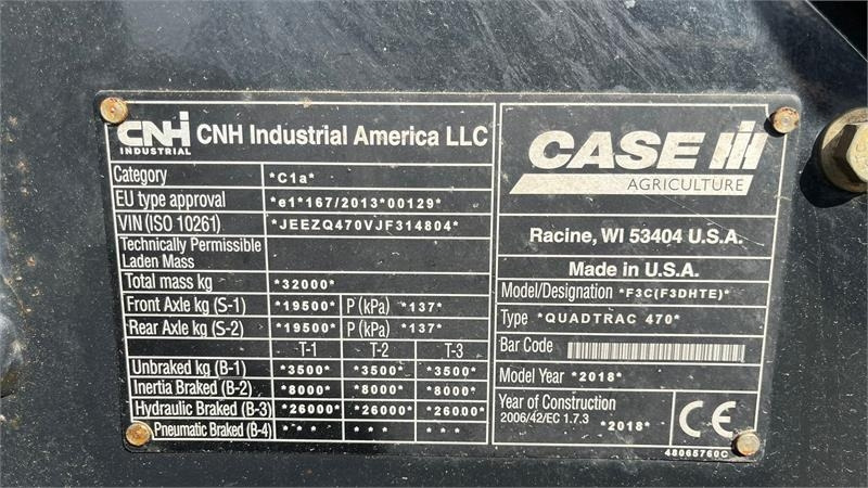 Case IH Quadtrac 470 CVX, med brede bånd og evt med komple - Trator: foto 2 Case IH Quadtrac 470 CVX, med brede bånd og evt med komple - Trator: foto 2