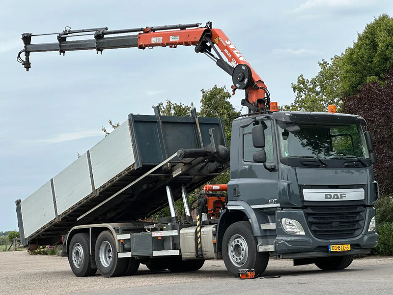 DAF CF 370 EURO6!!6x2!KRAAN/KRAN/KABEL/ABROLLKIPPER!!2014!! - Camião com sistema de cabo, Camião grua: foto 1 DAF CF 370 EURO6!!6x2!KRAAN/KRAN/KABEL/ABROLLKIPPER!!2014!! - Camião com sistema de cabo, Camião grua: foto 1