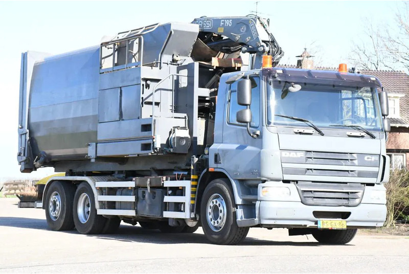 DAF CF75/310 FAN !!KRAAN/HAAK!!PERSCONTAINER!!HIGH PRESURRE CLEANING!!HOGEDRUK REINIGING!!HOCH DRUCK WASHEN SYSTEM!!REINIGING!GEJO B - Camião polibenne, Camião grua: foto 2 DAF CF75/310 FAN !!KRAAN/HAAK!!PERSCONTAINER!!HIGH PRESURRE CLEANING!!HOGEDRUK REINIGING!!HOCH DRUCK WASHEN SYSTEM!!REINIGING!GEJO B - Camião polibenne, Camião grua: foto 2