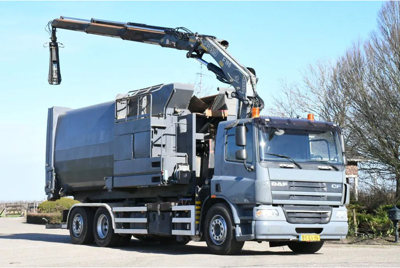 DAF CF75/310 FAN !!KRAAN/HAAK!!PERSCONTAINER!!HIGH PRESURRE CLEANING!!HOGEDRUK REINIGING!!HOCH DRUCK WASHEN SYSTEM!!REINIGING!GEJO B - Camião polibenne, Camião grua: foto 1 DAF CF75/310 FAN !!KRAAN/HAAK!!PERSCONTAINER!!HIGH PRESURRE CLEANING!!HOGEDRUK REINIGING!!HOCH DRUCK WASHEN SYSTEM!!REINIGING!GEJO B - Camião polibenne, Camião grua: foto 1