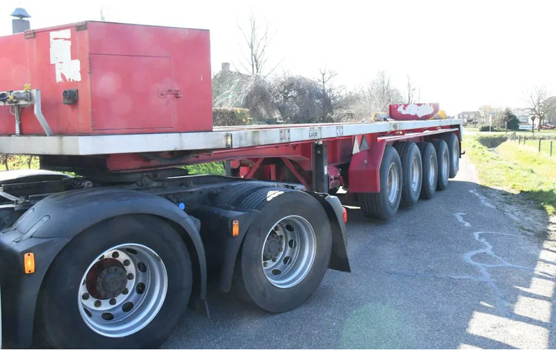 LUECK SPR75/5  5 achse BALLAST TRAILER 3x STEERAXLE!! - Semi-reboque plataforma/ Caixa aberta: foto 3 LUECK SPR75/5  5 achse BALLAST TRAILER 3x STEERAXLE!! - Semi-reboque plataforma/ Caixa aberta: foto 3