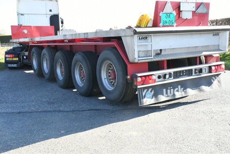LUECK SPR75/5  5 achse BALLAST TRAILER 3x STEERAXLE!! - Semi-reboque plataforma/ Caixa aberta: foto 4 LUECK SPR75/5  5 achse BALLAST TRAILER 3x STEERAXLE!! - Semi-reboque plataforma/ Caixa aberta: foto 4