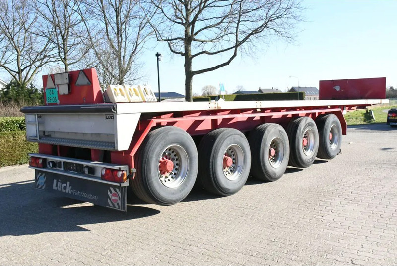 LUECK SPR75/5  5 achse BALLAST TRAILER 3x STEERAXLE!! - Semi-reboque plataforma/ Caixa aberta: foto 5 LUECK SPR75/5  5 achse BALLAST TRAILER 3x STEERAXLE!! - Semi-reboque plataforma/ Caixa aberta: foto 5