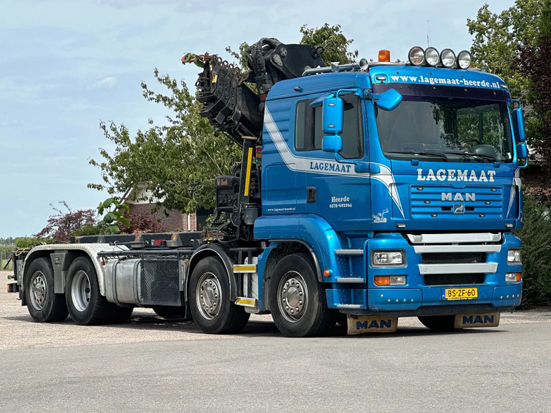 MAN TGA 35.440 8x2 HIAB 37TM!!RADIO REMOTE/CONTAINER SYSTEM! - Camião com sistema de cabo, Camião grua: foto 2 MAN TGA 35.440 8x2 HIAB 37TM!!RADIO REMOTE/CONTAINER SYSTEM! - Camião com sistema de cabo, Camião grua: foto 2
