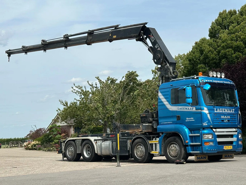 MAN TGA 35.440 8x2 HIAB 37TM!!RADIO REMOTE/CONTAINER SYSTEM! - Camião com sistema de cabo, Camião grua: foto 3 MAN TGA 35.440 8x2 HIAB 37TM!!RADIO REMOTE/CONTAINER SYSTEM! - Camião com sistema de cabo, Camião grua: foto 3