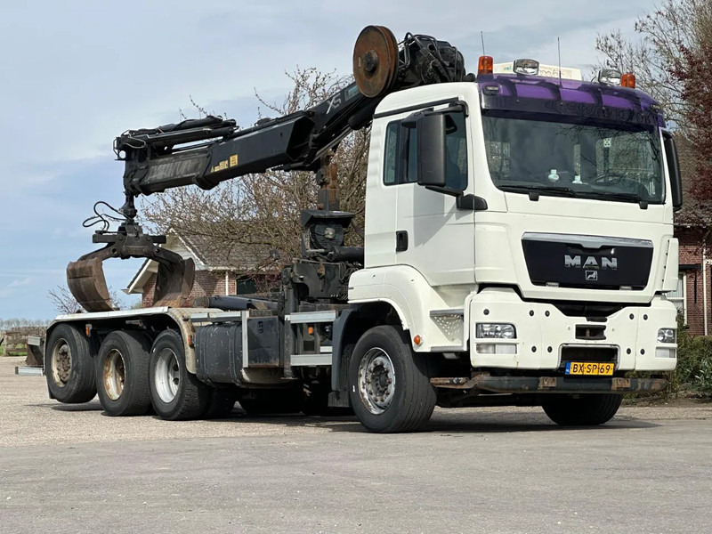 MAN TGS 35.400 8X4 !!TRIPLE!! 24tm KRAAN/HAAKARM!!RADIO REMOTE!! - Camião polibenne, Camião grua: foto 4 MAN TGS 35.400 8X4 !!TRIPLE!! 24tm KRAAN/HAAKARM!!RADIO REMOTE!! - Camião polibenne, Camião grua: foto 4