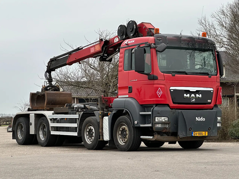 MAN TGS 41.400 8X4 WIDESPREAD!!HMF 22TM KRAAN/HAAK!!TOP!! - Camião polibenne, Camião grua: foto 2 MAN TGS 41.400 8X4 WIDESPREAD!!HMF 22TM KRAAN/HAAK!!TOP!! - Camião polibenne, Camião grua: foto 2