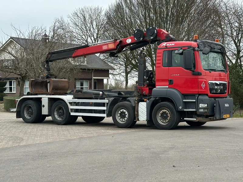 MAN TGS 41.400 8X4 WIDESPREAD!!HMF 22TM KRAAN/HAAK!!TOP!! - Camião polibenne, Camião grua: foto 4 MAN TGS 41.400 8X4 WIDESPREAD!!HMF 22TM KRAAN/HAAK!!TOP!! - Camião polibenne, Camião grua: foto 4