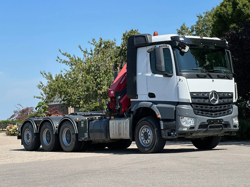 Mercedes-Benz Arocs 3251 8x4 TRIPLE!!28TM KRAAN/HAAK!!EURO6!!TOP! ZERO EMISSIE 2030!! - Camião polibenne, Camião grua: foto 2 Mercedes-Benz Arocs 3251 8x4 TRIPLE!!28TM KRAAN/HAAK!!EURO6!!TOP! ZERO EMISSIE 2030!! - Camião polibenne, Camião grua: foto 2