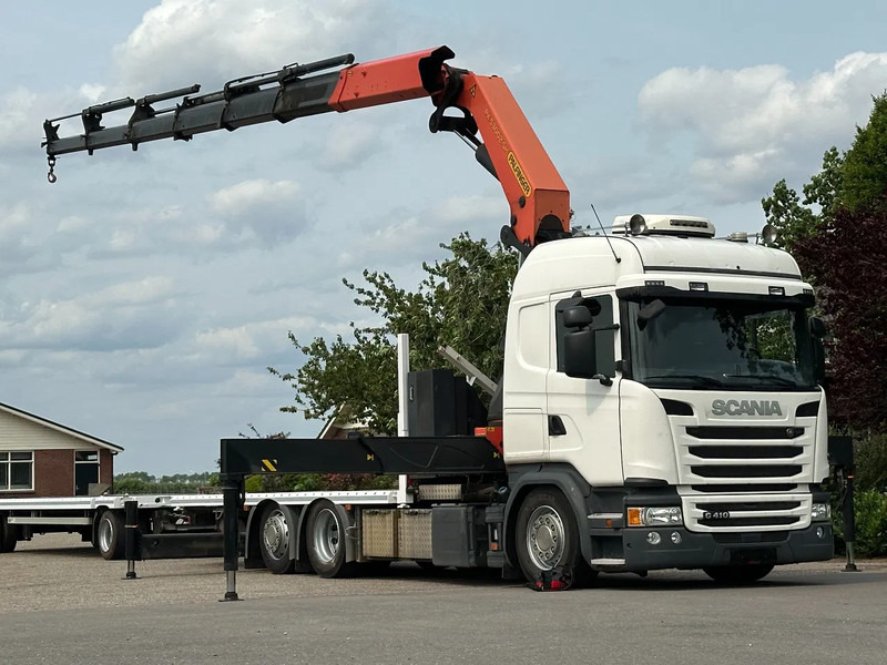 Scania G410 !KRAAN/CRANE/GRUE/ PALFINGER 53TM!! RADIO REMOTE!! EURO 6!!TOP! - Camião grua: foto 1 Scania G410 !KRAAN/CRANE/GRUE/ PALFINGER 53TM!! RADIO REMOTE!! EURO 6!!TOP! - Camião grua: foto 1