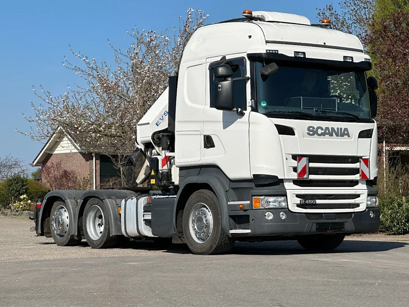 Scania R450 6x2 !!TRACTOR!!!CRANE/GRUE/HMF 50TM!!TOP!EURO6!! - Tractor: foto 2 Scania R450 6x2 !!TRACTOR!!!CRANE/GRUE/HMF 50TM!!TOP!EURO6!! - Tractor: foto 2