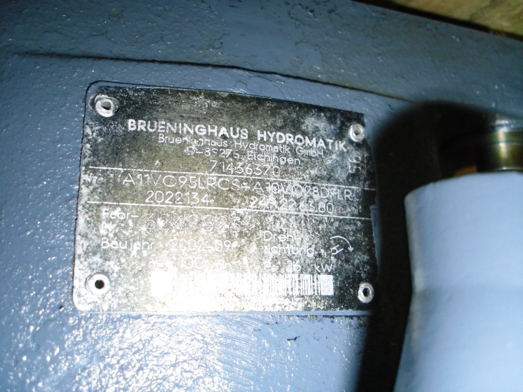 Brueninghaus Hydromatik A11VO95LRCS - - Bomba hidráulica por Máquina de construção: foto 3 Brueninghaus Hydromatik A11VO95LRCS - - Bomba hidráulica por Máquina de construção: foto 3