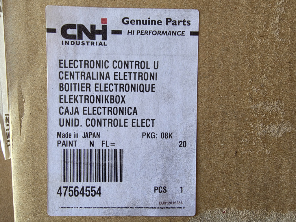 Case 47564554 - Centralina electrónica por Máquina de construção: foto 3 Case 47564554 - Centralina electrónica por Máquina de construção: foto 3
