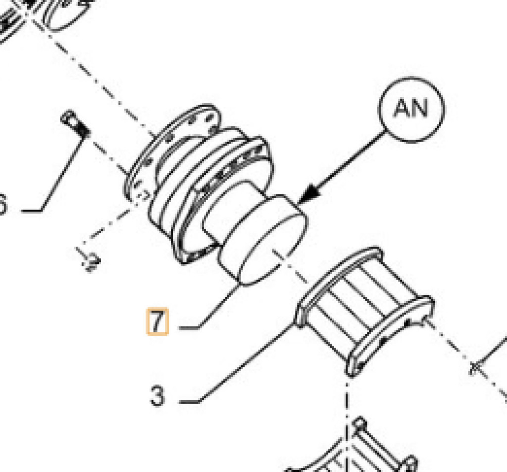 Case 47781269 - 48146251 - Motor hidráulico por Máquina de construção: foto 1 Case 47781269 - 48146251 - Motor hidráulico por Máquina de construção: foto 1
