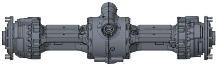 Case 51506527 - Eixo traseiro por Máquina de construção: foto 1 Case 51506527 - Eixo traseiro por Máquina de construção: foto 1